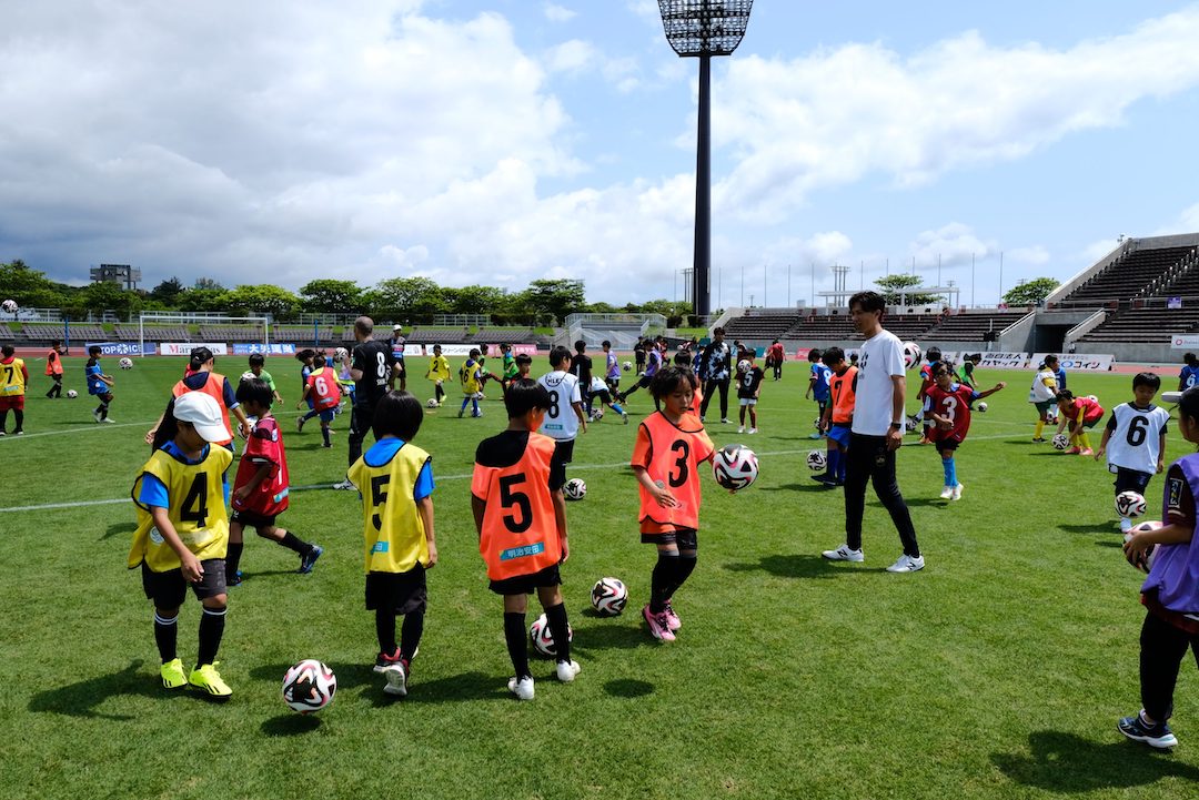 [2/8] 鳥栖戦 サッカー教室@沖縄県総合運動公園
