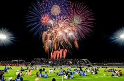 [8월 29일] #일본 최고의 스타디움 불꽃놀이 1만 명 프로젝트(FC 류큐 vs SC 사가미하라 경기 종료 후)